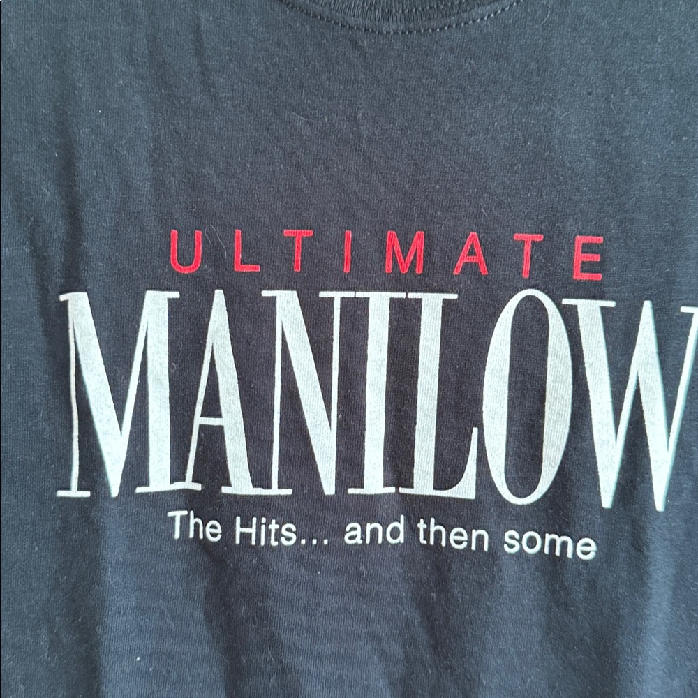 Ultimate Manilow Black T-Shirt - Picture 2 of 3